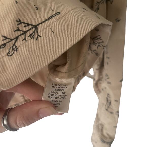 Christopher‎ & Banks Vintage Size Small Novelty Print Fall Rain Print Jacket - Picture 7 of 11